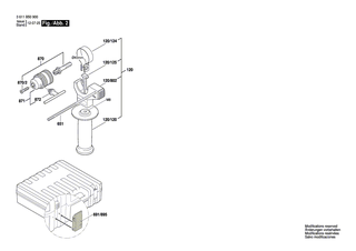 BOSCH Bohrfutterschlüssel SG2 | Ersatzteile für GBH 2200 | 2607950007