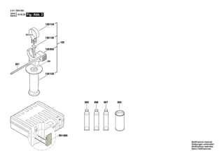 BOSCH Gummibuchse | Ersatzteile für GBH 2-25 F | 1610502016
