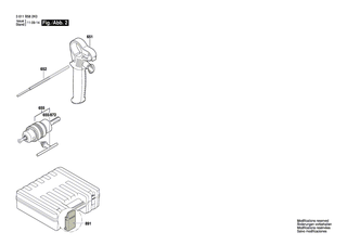 BOSCH Vorgelegewelle | Ersatzteile fr GBH 2-18 E | 1619P01767