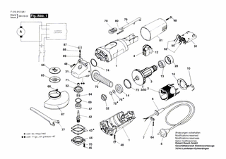 BOSCH Getriebe | Ersatzteile für 9125 H1 | 2610383712