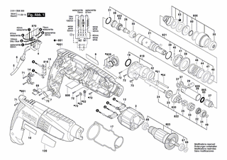 BOSCH Bohrfutterschlüssel SG2 | Ersatzteile für GBH 2-18 RE | 2607950007
