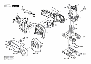 BOSCH Flügelschraube | Ersatzteile für 6800 | 2610004793