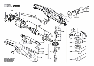 BOSCH Ausgleichscheibe | Ersatzteile für 9240 | 2609001706