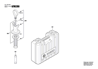 BOSCH Lagerscheibe | Ersatzteile f�r GBH 5-40 DCE | 1610290068