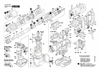BOSCH Druckfeder | Ersatzteile für GBH 5-40 DCE | 1614621008