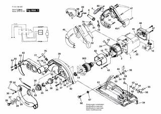 BOSCH Schraube | Ersatzteile für 1965U1 | 2610347100