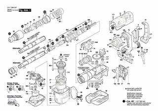 BOSCH Tellerrad | Ersatzteile für GBH 5-40 DCE | 1607000F00