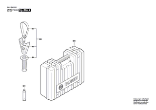 BOSCH Zylinderrolle | Ersatzteile für GBH 8-45 DV | 1613200020