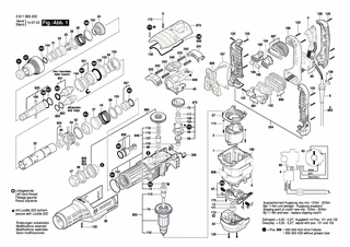 BOSCH Sechskantmutter | Ersatzteile für GBH 8-45 DV | 1613300007