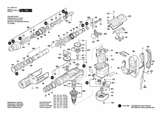 BOSCH Motorgehäuse | Ersatzteile für GBH 12-52 D | 1615108172