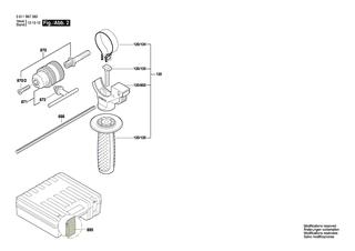 BOSCH Netzanschlussleitung | Ersatzteile f�r GBH 2-28 D | 1614460100