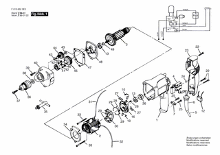 BOSCH Gehäuse | Ersatzteile für 6523 U2 | 2610905361