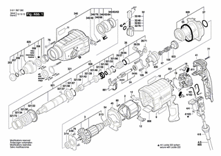 BOSCH Verschluss für 1 615 438 486+...358+...367 | Ersatzteile für GBH 2-28 D bare | 1615438409