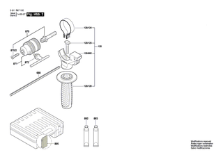 BOSCH Gewindefurchschraube | Ersatzteile f�r GBH 2-28 DV | 160343000A