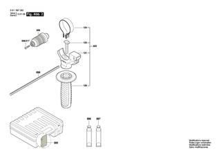 BOSCH Tiefenanschlag SW 6x210 MM | Ersatzteile f�r GBH 2-28 DFV | 1613001009