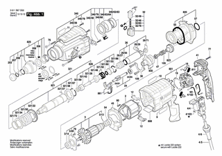 BOSCH Zahnhülse | Ersatzteile für GBH 2-28 D | 16170006BW