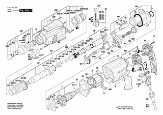 BOSCH Sprengring DIN 7993-A22 | Ersatzteile für GBH 2-28 | 2916540012