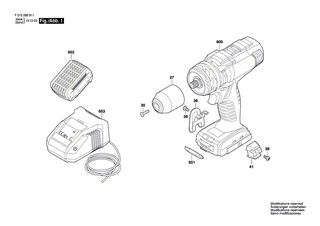 BOSCH Bohrhalter | Ersatzteile für 2899 | 1619X08385