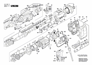 BOSCH Werkzeugaufnahme | Ersatzteile für RH228VC | 16170006CB