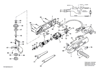 BOSCH Schleifspindel M14, SW17 | Ersatzteile für 9100 H1 | 1603523110