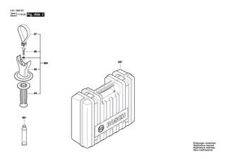 BOSCH Sprengring | Ersatzteile für GBH 5-40 D | 1614601070