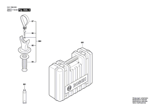 BOSCH Spannstift | Ersatzteile f�r GBH 5-40 D | 2917790174