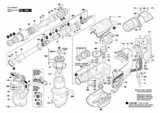 BOSCH Verbindungskabel | Ersatzteile für GBH 5-40 D | 1619P10286