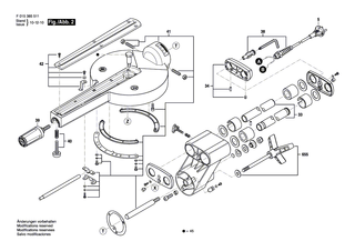 BOSCH Gehrungslineal | Ersatzteile f�r 3855 | 2610Z01995