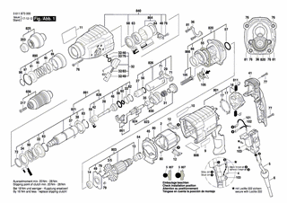 BOSCH Bürstenplatte | Ersatzteile für GBH 2-24 DFR | 1619P12077