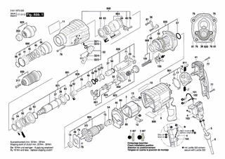 BOSCH Sprengring | Ersatzteile für GBH 240 F | 1614601034