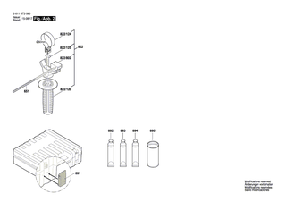 BOSCH Knebelgriff SCHWARZ | Ersatzteile f�r GBH 2-24 DFR | 1612026157