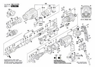 BOSCH Schnellspannbohrfutter | Ersatzteile für GBH 2-24 DFR | 1617000V49