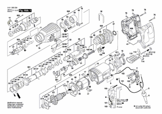 BOSCH Anschlagplatte | Ersatzteile für 11255VSR | 1611015057