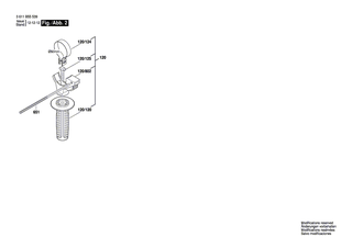 BOSCH Anschlagplatte | Ersatzteile für 11255VSR | 1611015057