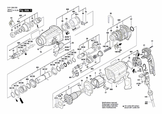 BOSCH Zwischenflansch | Ersatzteile für GBH 2-24D | 16170006DX