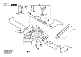 BOSCH Basiseinheit | Ersatzteile für 3855 | 2610Z01997