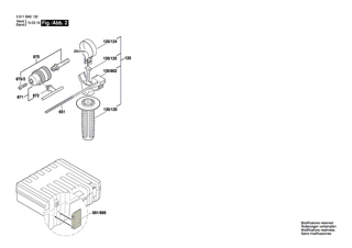 BOSCH Geh�usedeckel | Ersatzteile f�r GBH 2-24DF | 1615500428