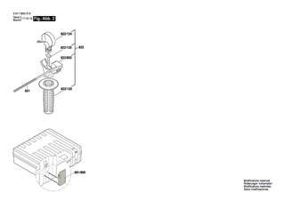 BOSCH Nadelrolle | Ersatzteile f�r GBH 2-26 D/DF | 1613100030