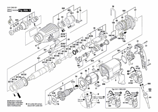 BOSCH Antriebslager | Ersatzteile für GBH 2-26 | 1615819028