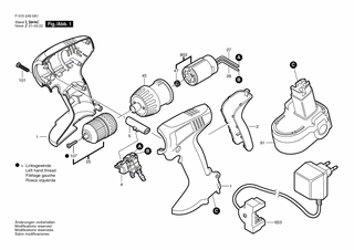BOSCH Ritzel | Ersatzteile für 2490 | 2609110097