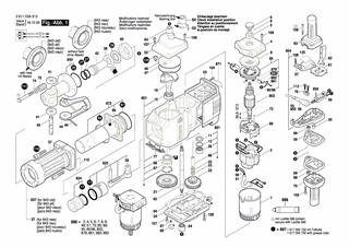BOSCH Motorgehäuse | Ersatzteile für BH2760VCK | 1617000742