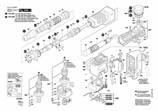 BOSCH Abdeckhaube | Ersatzteile für GSH 11 E | 1615190093