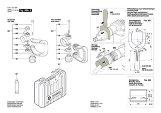 BOSCH Kohlebürstensatz | Ersatzteile für GSH 5 CE | 1617014144