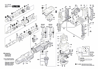 BOSCH Lagerbuchse | Ersatzteile für GSH 7 VC | 1610300086