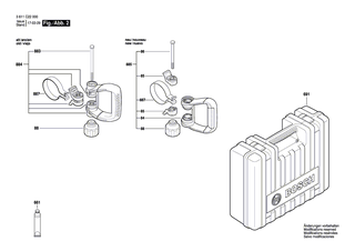 BOSCH Lagerbuchse | Ersatzteile für GSH 7 VC | 1610300086