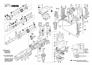 BOSCH Zylinderrolle | Ersatzteile für GSH 9 VC | 1613200020