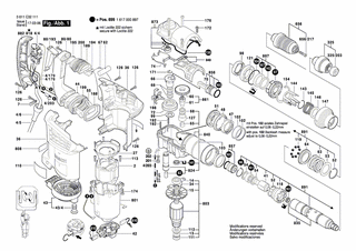 BOSCH Zylinderschraube | Ersatzteile für RH432VCQ | 2912738178