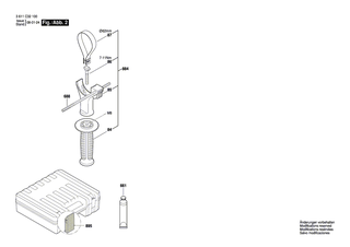 BOSCH Dichtungshülse | Ersatzteile für GBH 4-32 DFR | 1610314005