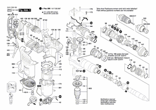 BOSCH Tellerrad | Ersatzteile für GBH 4-32 DFR | 1616333044