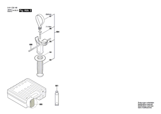 BOSCH Werkzeugaufnahme | Ersatzteile für GBH 4-32 DFR | 1619P10517